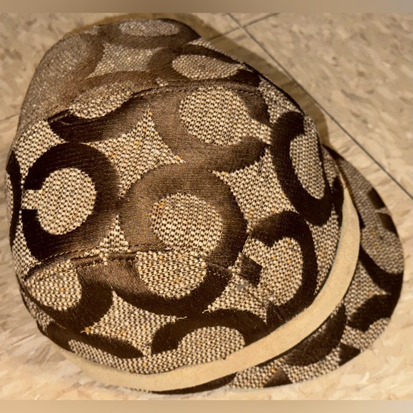 Coach Vintage Signature Karee Cap in Brown/Tan size Small - Picture 11 of 16